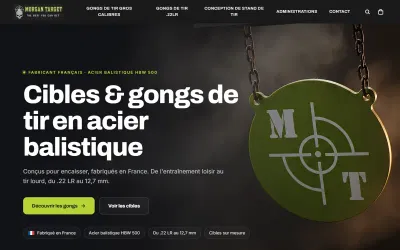 Morgan Target — refonte Shopify & SEO d'un fabricant de cibles - SEO