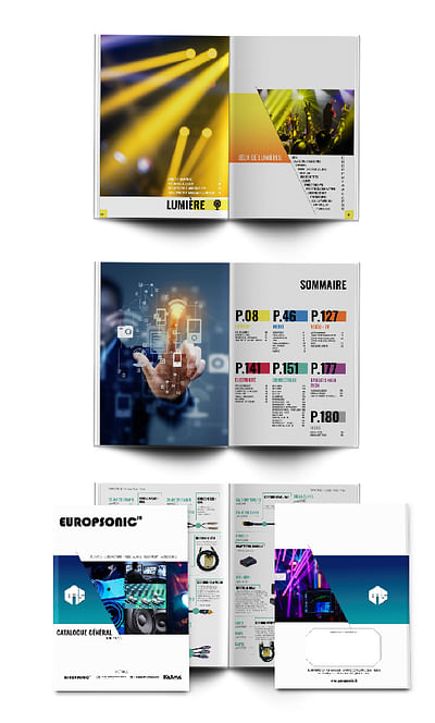 EUROPSONIC - Catalogue Design