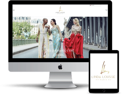 Site E-Commerce : Linda Lousse - Création de site internet