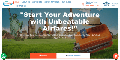 The FlightsHub Travel | Portal Management - Website Creatie