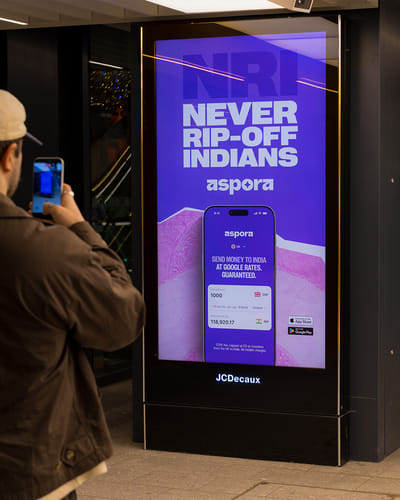 Aspora - Hyper-Local OOH and Paid Social Campaign - Marketing