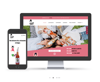 Nos réalisations avec Simone a soif! - E-commerce