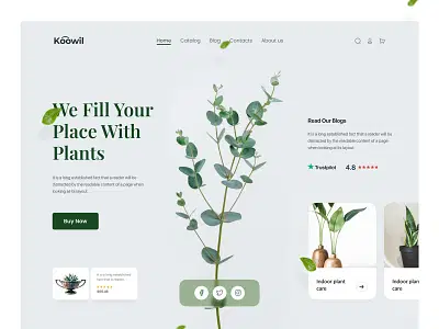 Plant Shop Website: Responsive Design - Website Creation