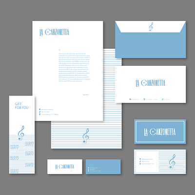 La Canzonetta B&B Brand Identity - Strategia di contenuto