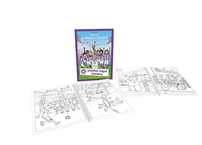 Proximus League Coloring Books - Ontwerp