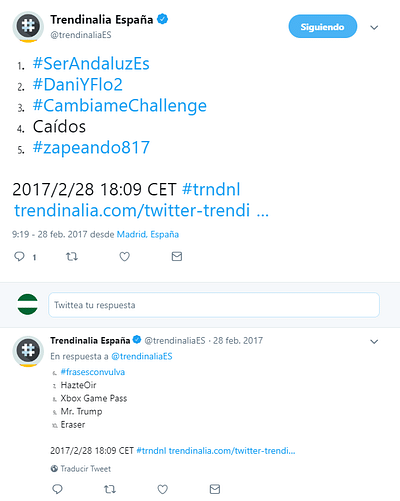 Trending Topic Andalucia - Redes Sociales