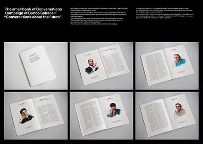 SMALL BOOK OF “CONVERSATIONS ABOUT THE FUTURE” - Werbung