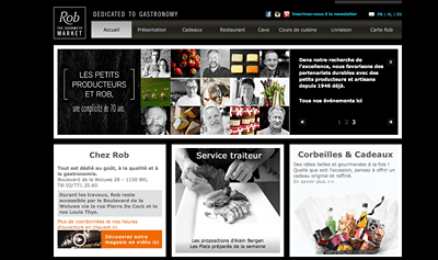 Rob, the Gourmet's Market - Web Applicatie