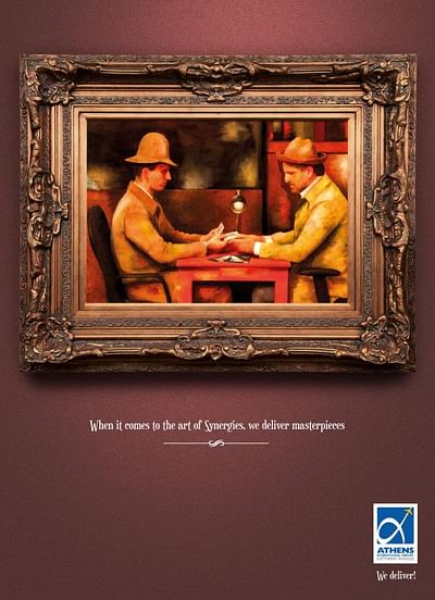 The card players by Paul Cezanne - Werbung