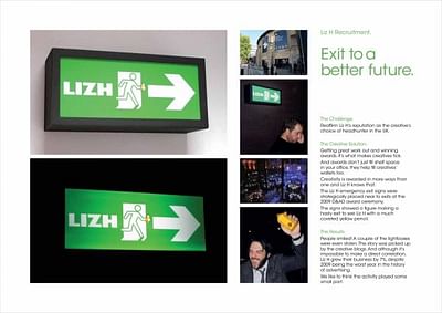 EXIT SIGN - Advertising