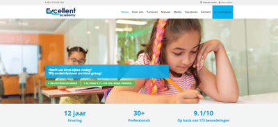 excellentacademy.nl - Webdesign + SEO - Website Creatie