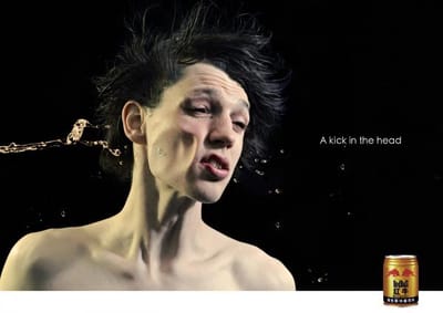 A kick in the head - Advertising