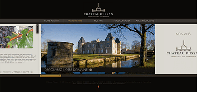Refonte site web Chateau d'Issan