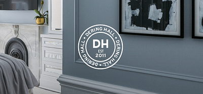 Dering Hall brand and website - Création de site internet