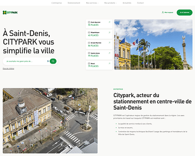 Citypark - Refonte site internet - Website Creatie