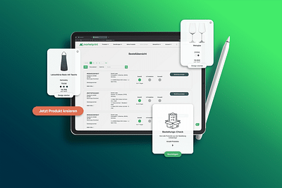 Marketprint | Print-on-Demand Komplettsystem - App móvil
