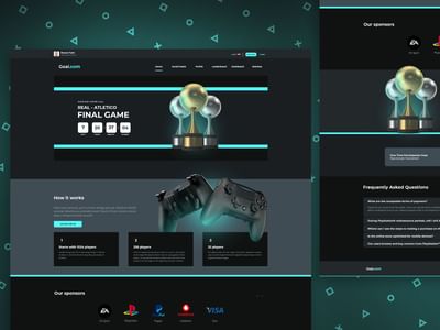 la3baty - play station tournament website UX/UI - Video Production