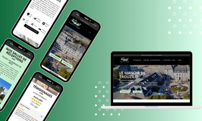Création d'un site vitrine - Manoir de Trouzilit - Webseitengestaltung