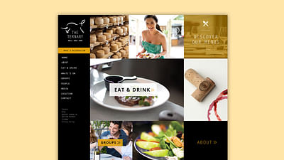 Diseño web para Restaurante The Ternary Australia - Web Application