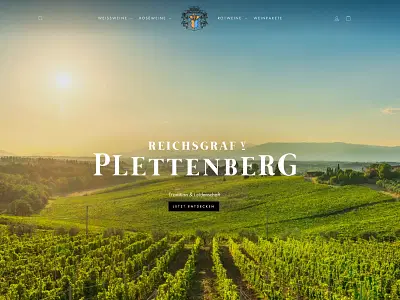 Shopify für Weingut Reichsgraf von Plettenberg - Grafikdesign