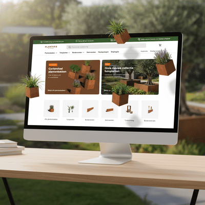Planters of Steel Shopify shop development - E-commerce