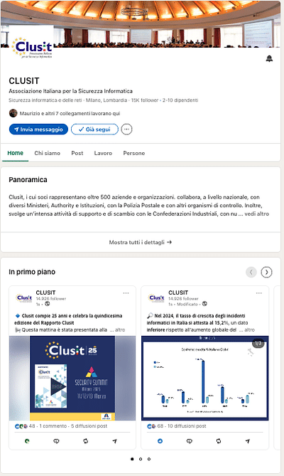 Clusit - Content Strategy