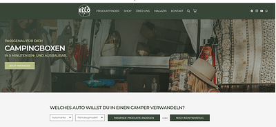 Lead Marketing für individualisierte Campingboxen - Onlinewerbung
