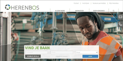 Responsive vacature platform - Website Creatie