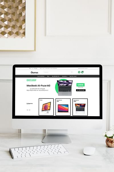 Site e-commerce Okamac - E-commerce