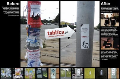 CLEANING UP THE CITIES - Werbung