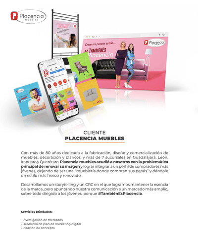 Reposicionamiento estratégico Plasencia Muebles para nuevos públicos - Werbung