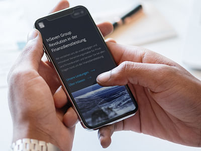 Corporate Webseite für die InSeven Group GmbH - Digital Strategy