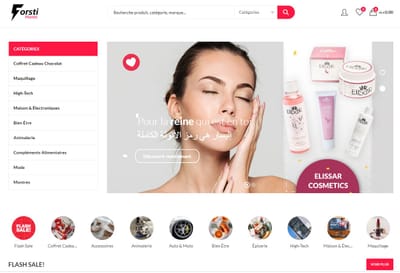 Marketplace Web et Mobile : Forsti Market - E-commerce