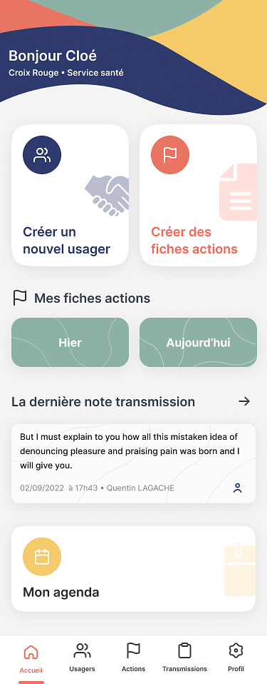Application Mobile Paxtel - Associatif - Application mobile