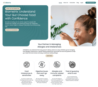 Biametrix Website Design And Development - Website Creation