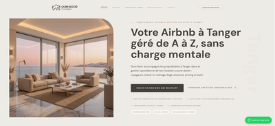 Oum Noor Conciergerie — Website, SEO & Digital Marketing - Website Creation