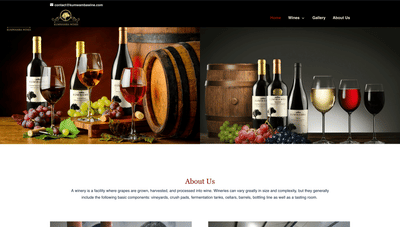 Kumwamba Wines Website - Website Creatie