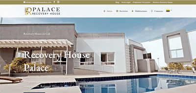 Diseño de Página Web Palace Recovery House - Creación de Sitios Web