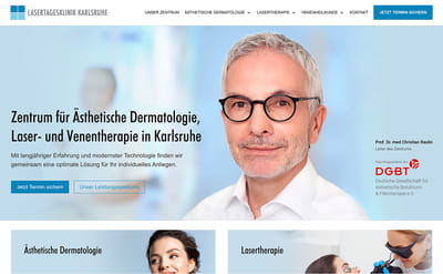Laserklinik Karlsruhe – Website, SEO & Google Ads - Website Creation