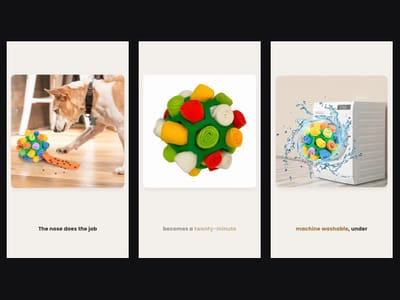 Pet products ad for the UK market - Redes Sociales