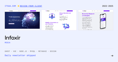 Infoxir - Web Application