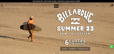 Billabong: Rediseño estrategia digital - E-commerce