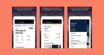 United Airlines Android App Work - Mobile App
