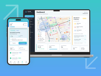 Logistics AI platform for predictive delivery & driver safety - Website Creation