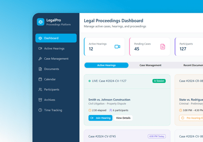 Custom Legal Software Development & AI Solution for Depositions - Mobile App