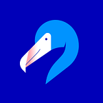 Blue Flamingos logo
