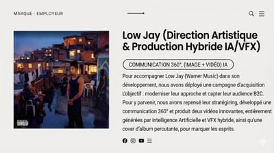 Low Jay (Direction Artistique & Production Hybride IA/VFX) - Artificial Intelligence