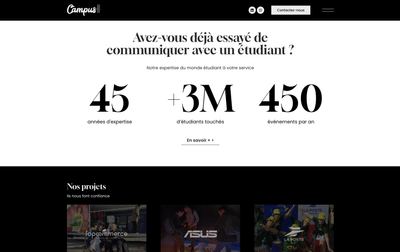 SITE WEB - GROUPE CAMPUS - Website Creation