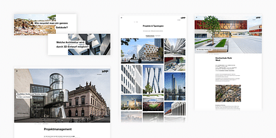 Corporate Website | HPP Architekten - Grafikdesign