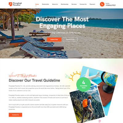Flyinghigh Paradise Pvt. Ltd - Website Creation